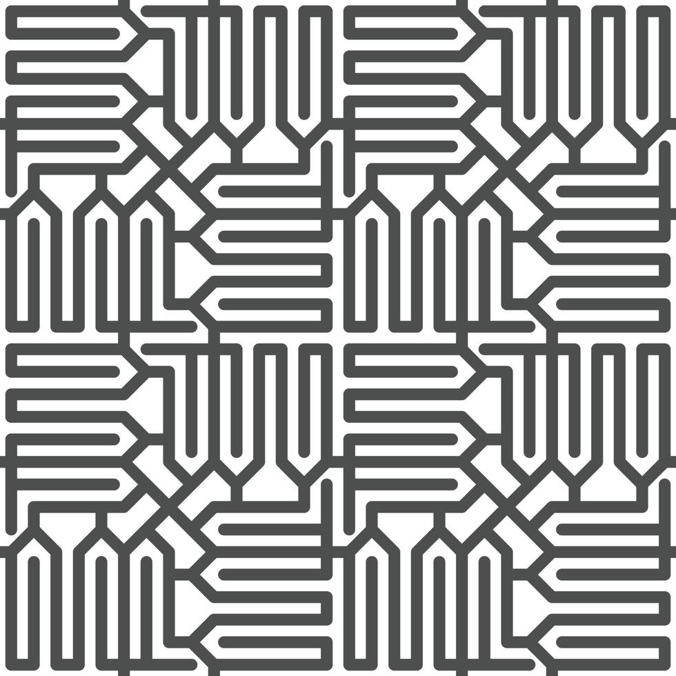 Abstract seamless geometric shape lines pattern vector