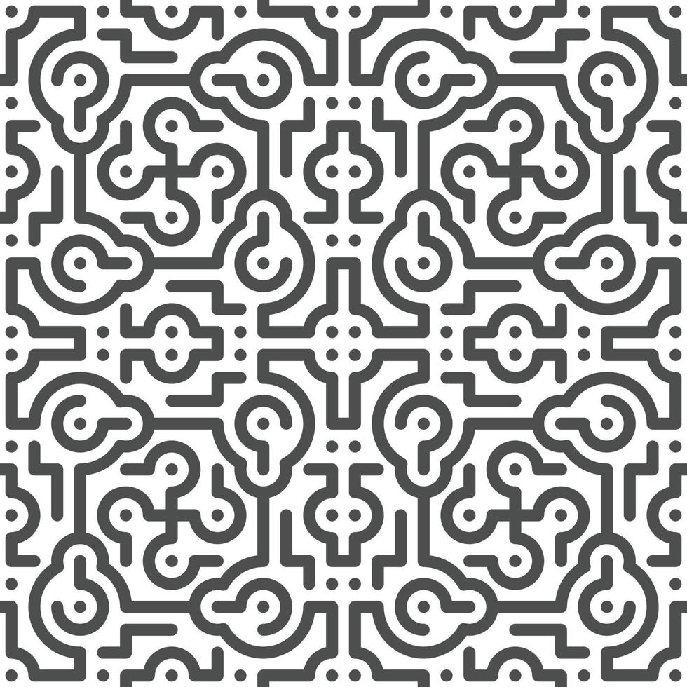 Abstract seamless geometric shape lines pattern vector