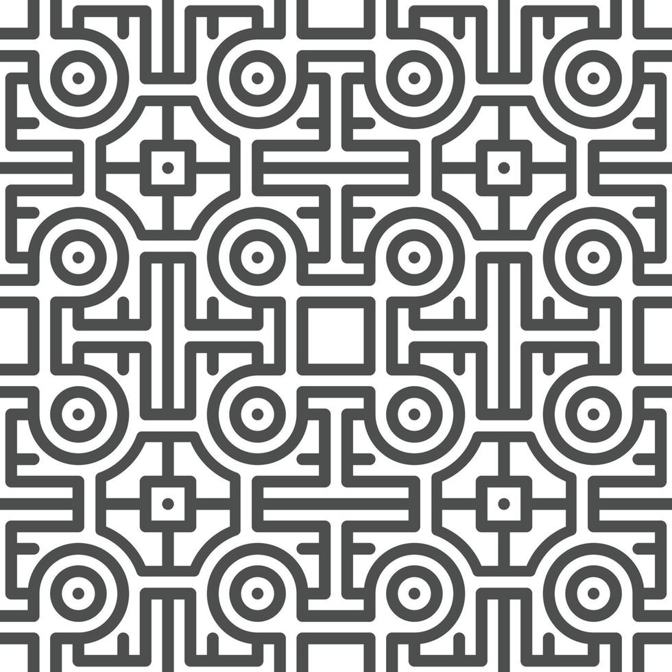 Abstract seamless geometric shape lines pattern vector