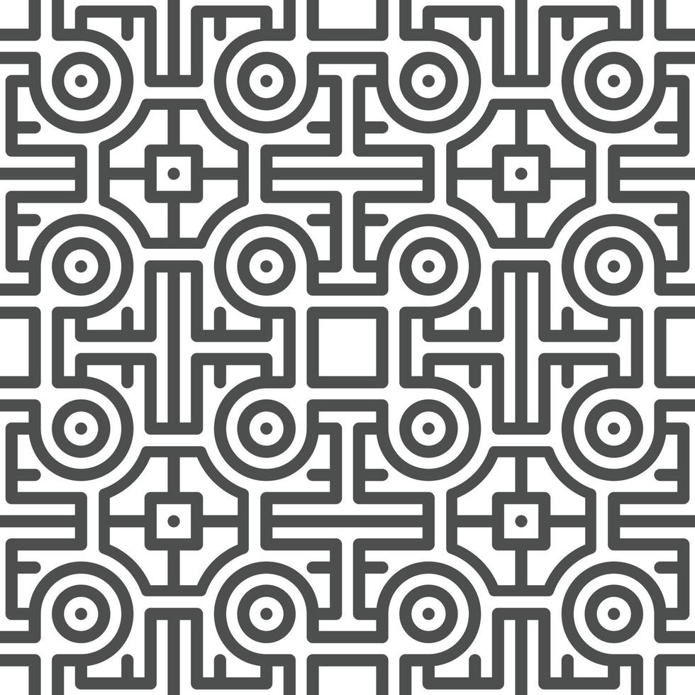 Abstract seamless geometric shape lines pattern vector