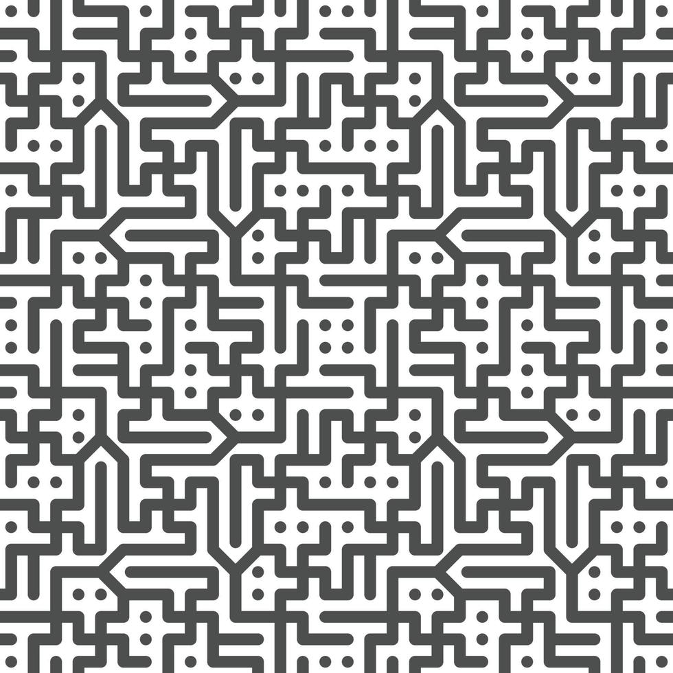 Abstract seamless geometric shape lines pattern vector