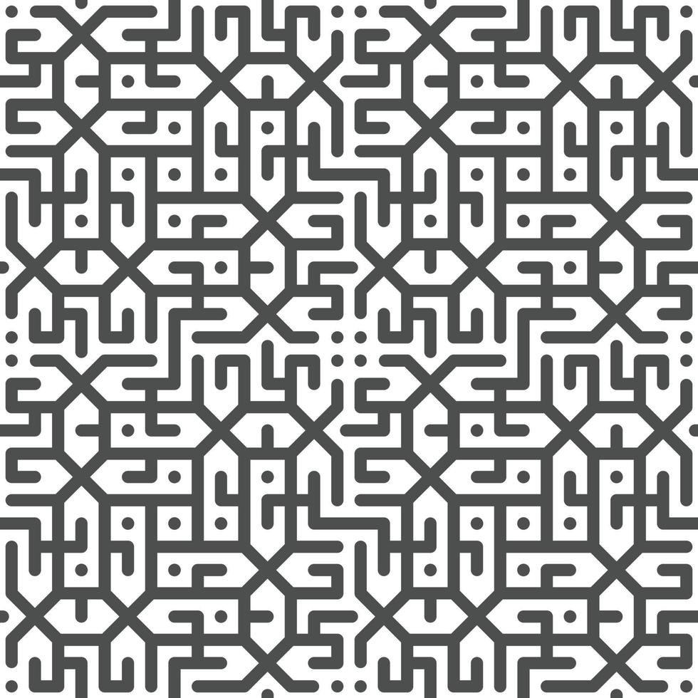 Abstract seamless geometric shape lines pattern vector