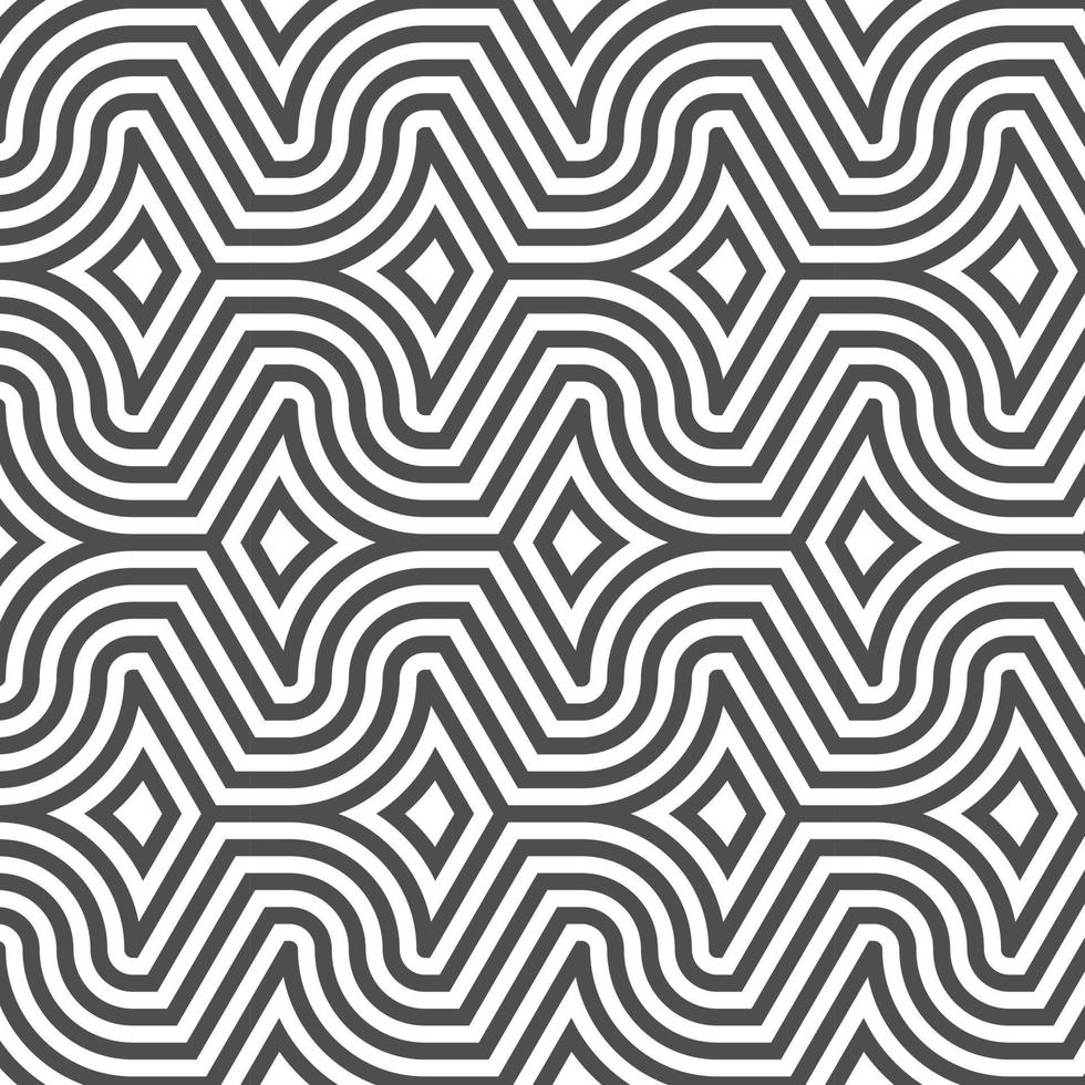 Abstract seamless geometric shape lines pattern vector