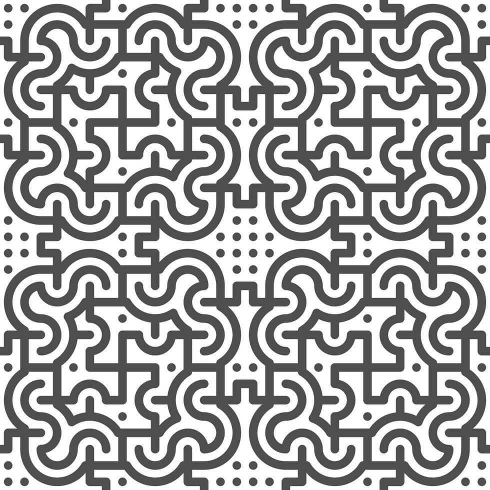 Abstract seamless geometric shape lines pattern vector