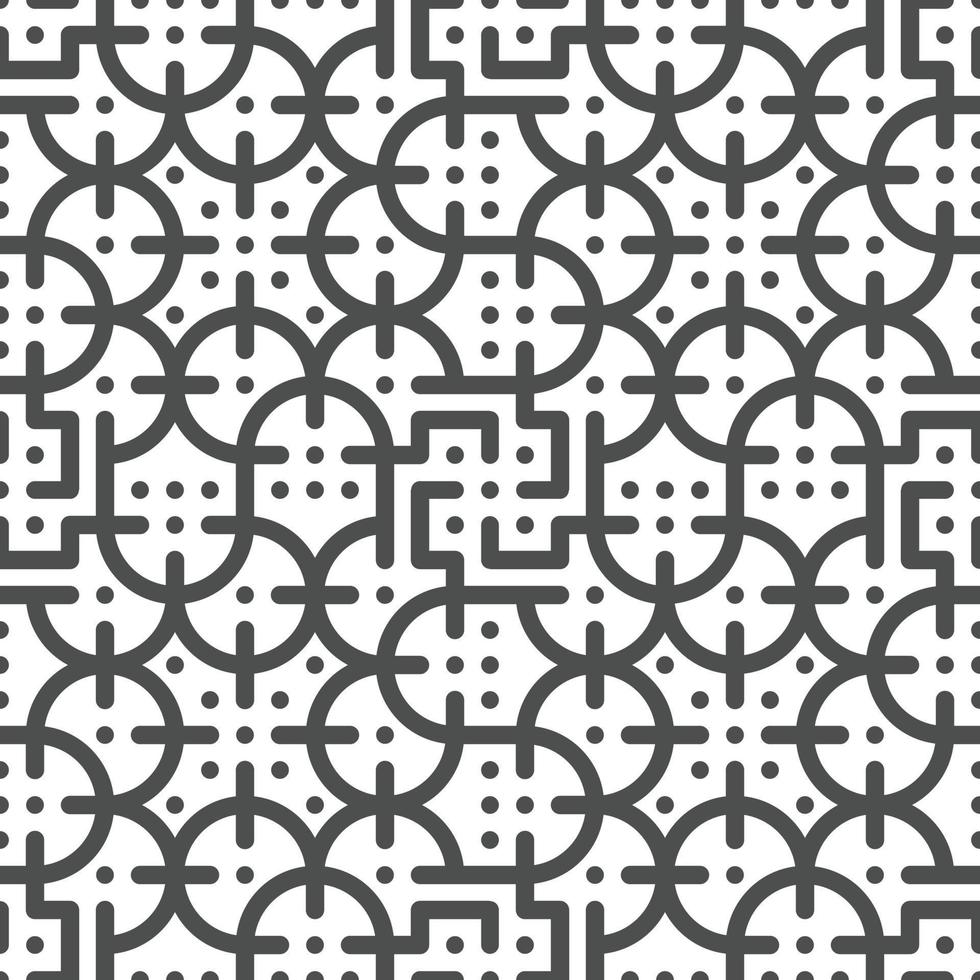 Abstract seamless geometric shape lines pattern vector