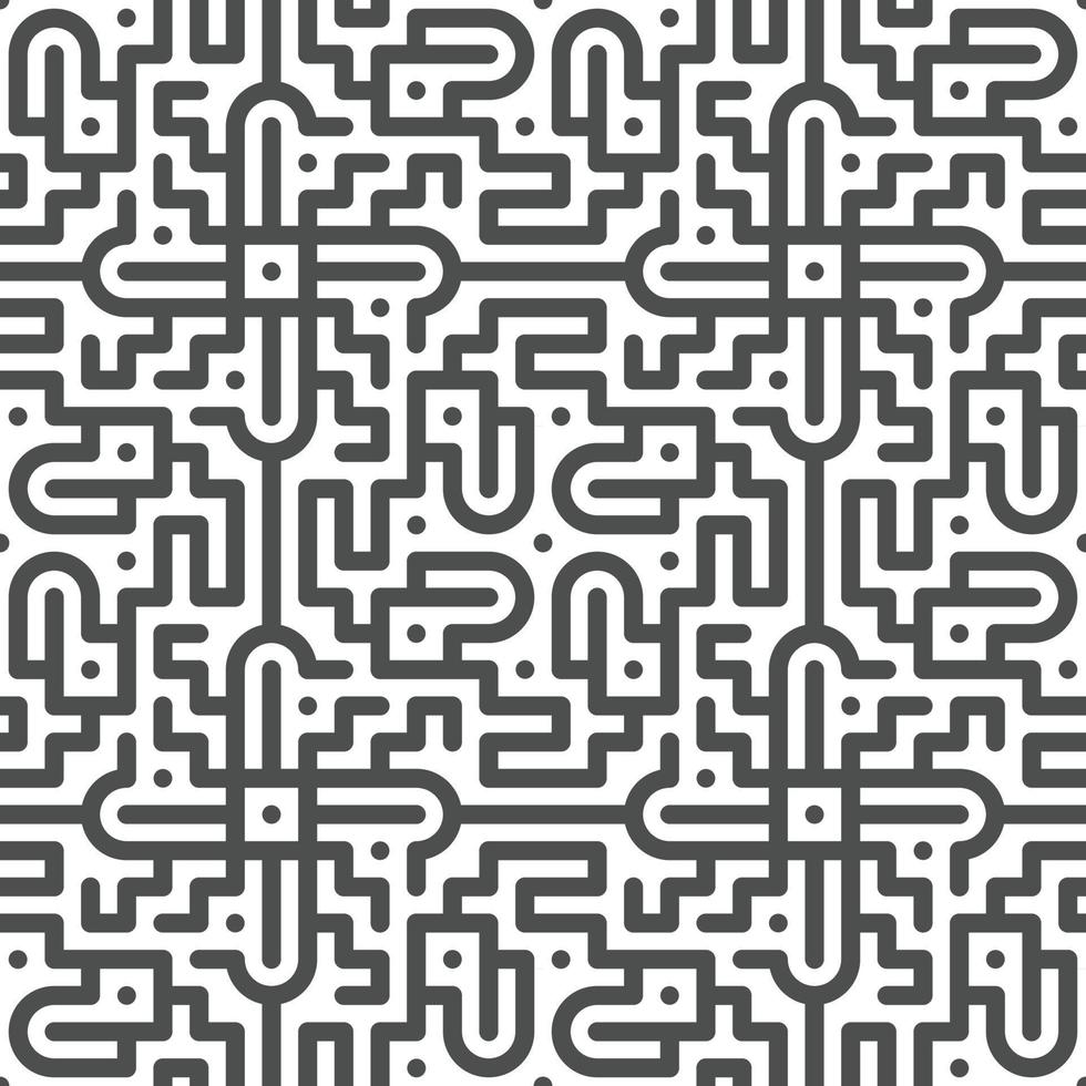 Abstract seamless geometric shape lines pattern vector