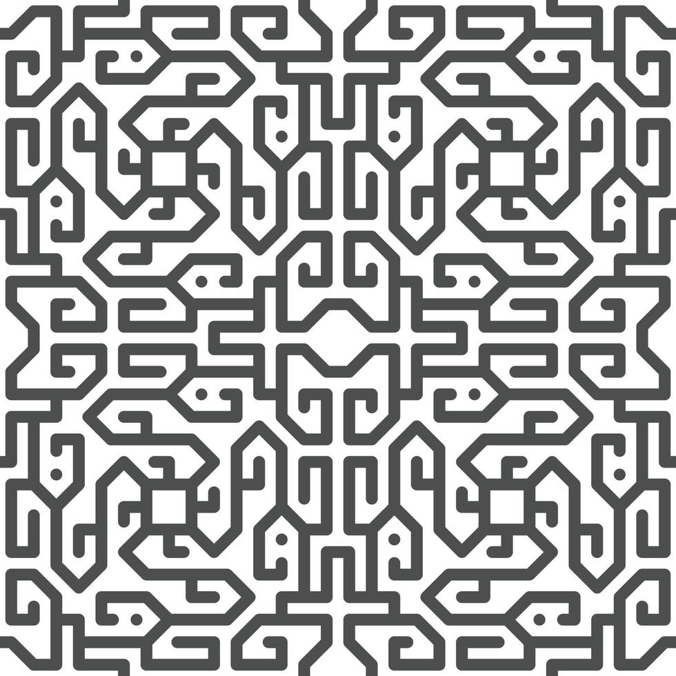 Abstract seamless geometric shape lines pattern vector