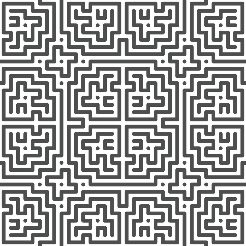 Abstract seamless geometric shape lines pattern vector