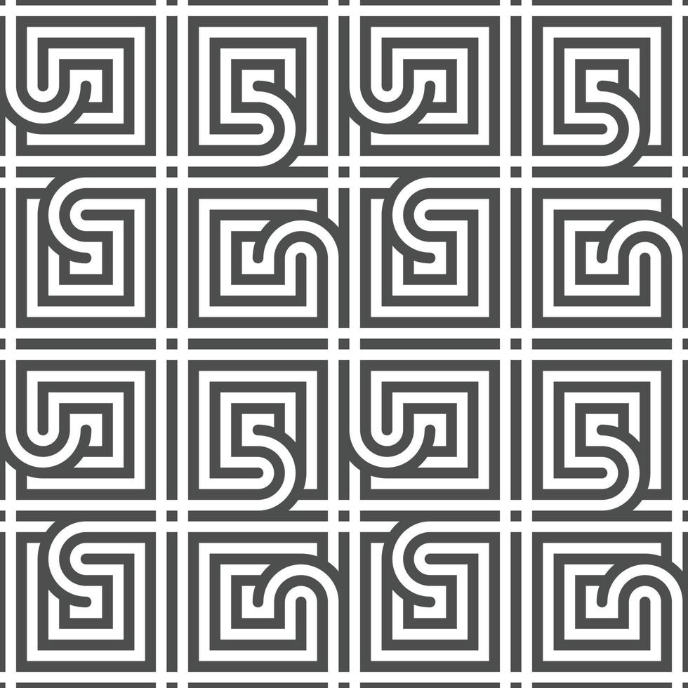Abstract seamless geometric shape lines pattern vector