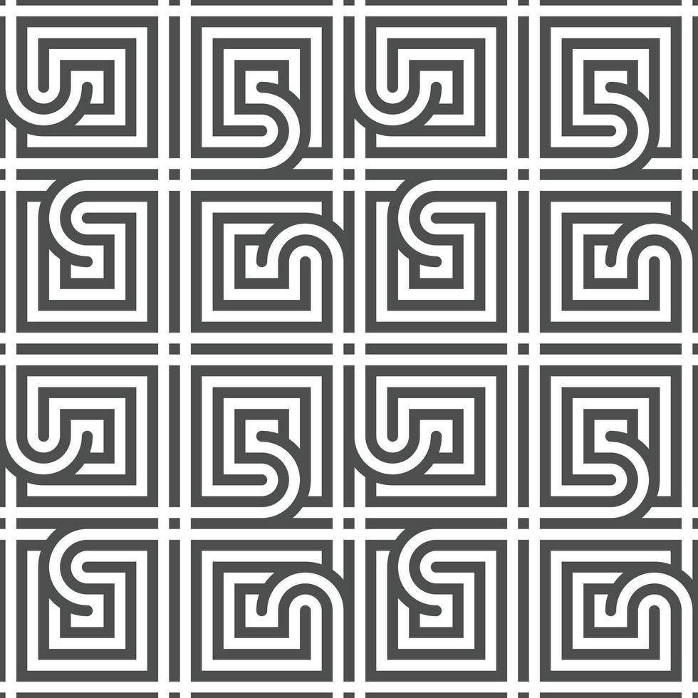 Abstract seamless geometric shape lines pattern vector