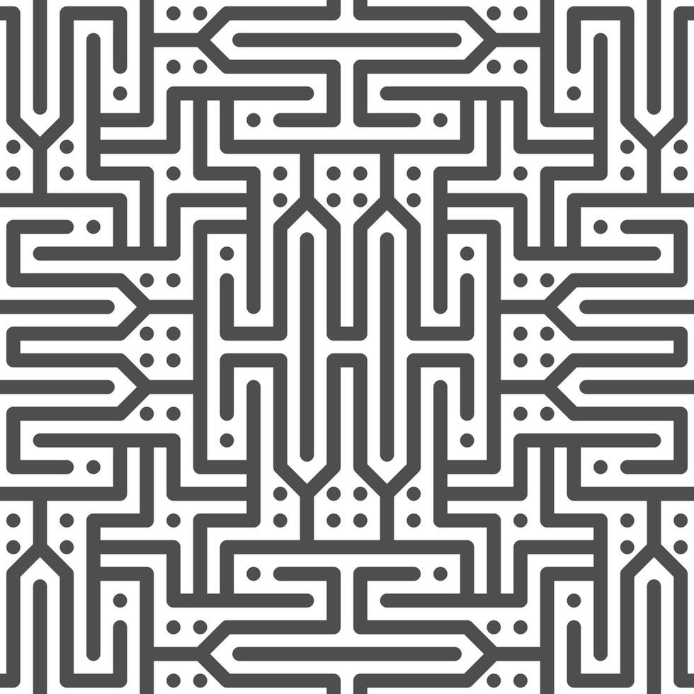 Abstract seamless geometric shape lines pattern vector