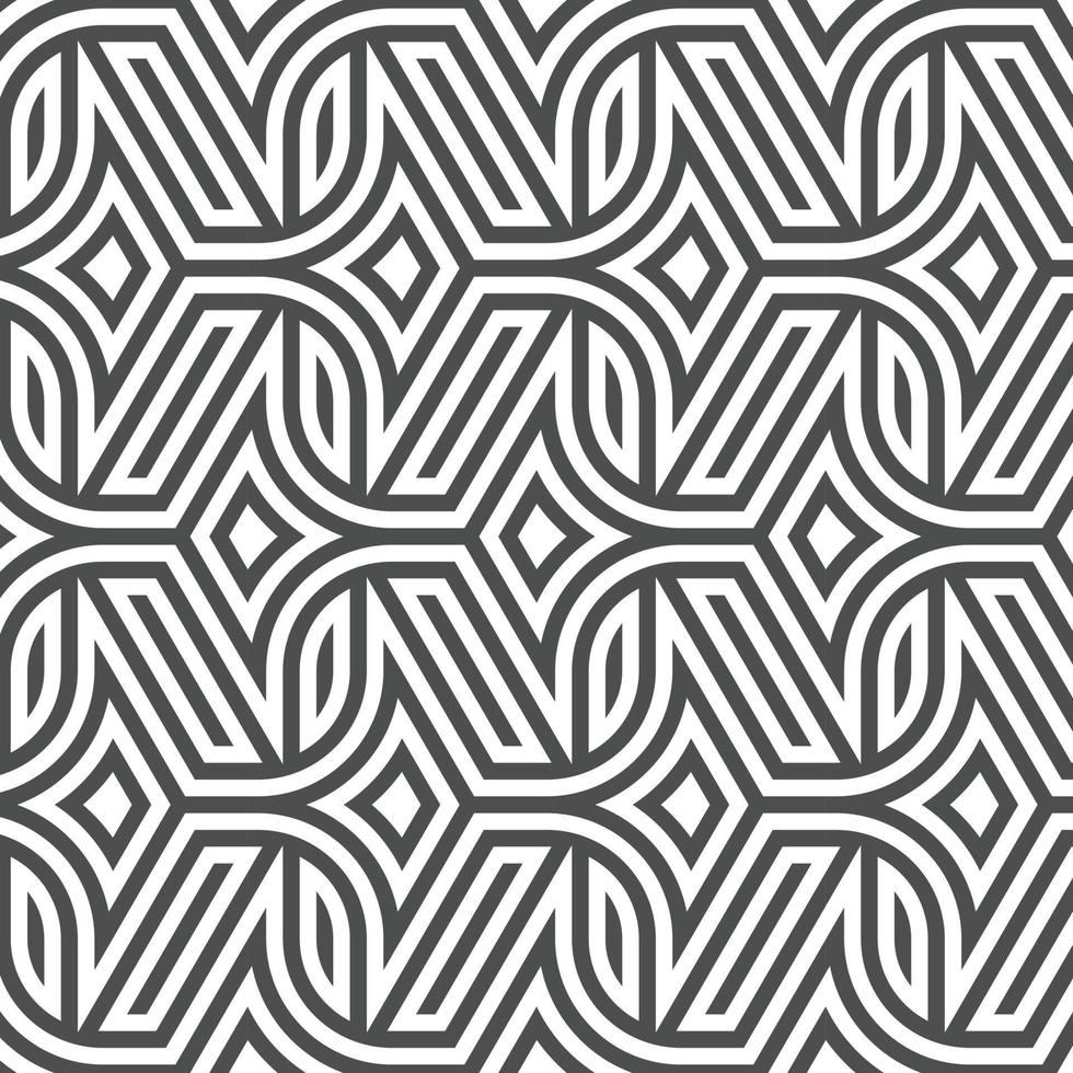 Abstract seamless geometric shape lines pattern vector