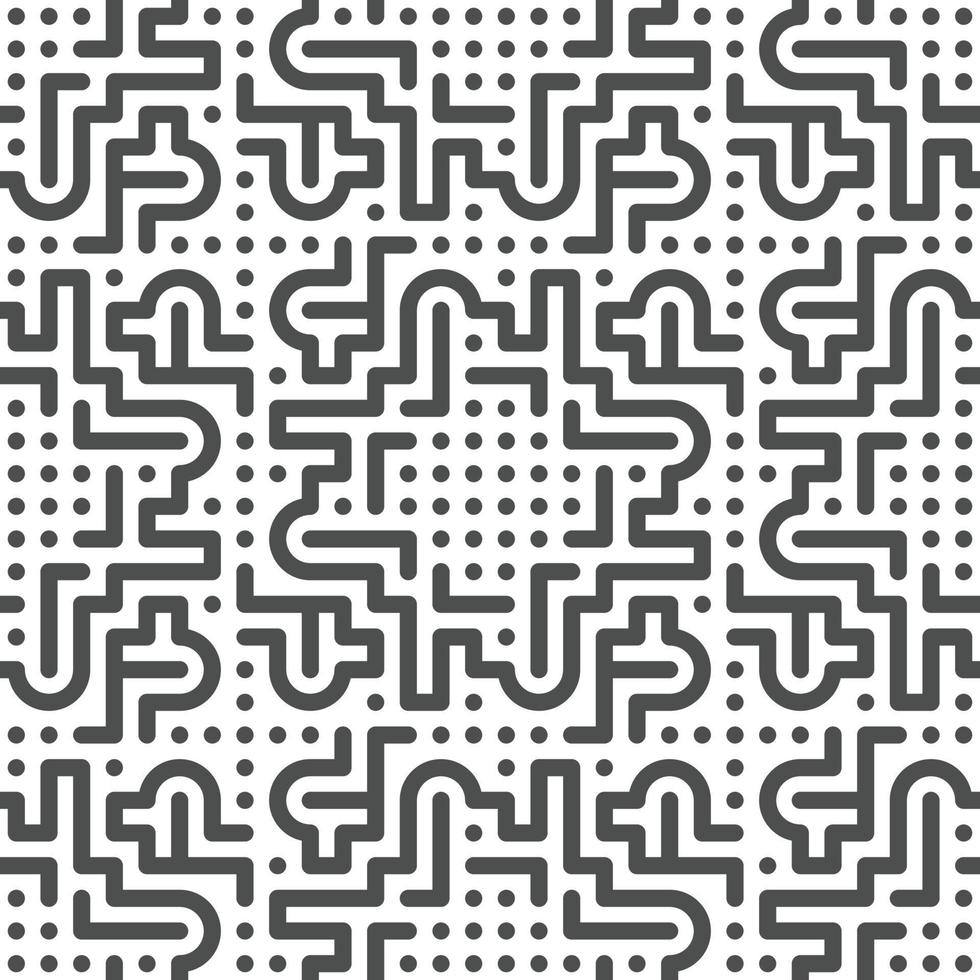 Abstract seamless geometric shape lines pattern vector