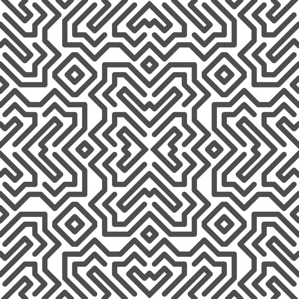 Abstract seamless geometric shape lines pattern vector