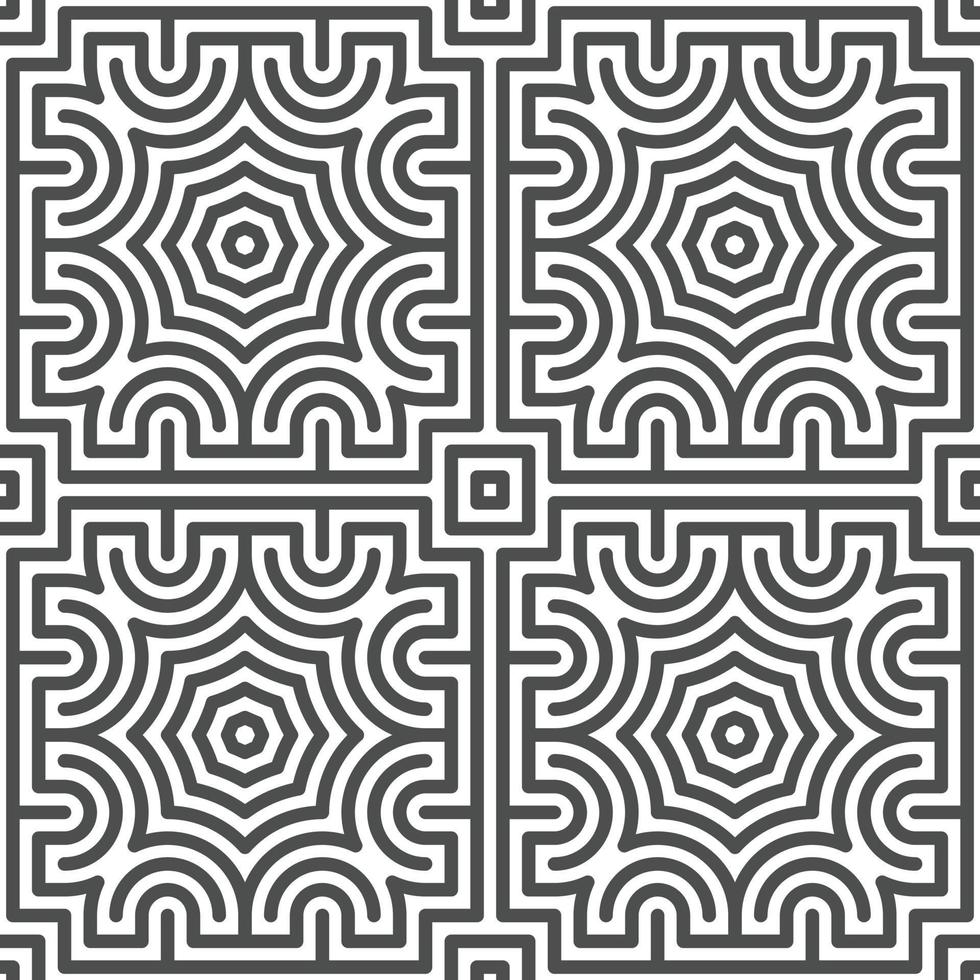 Abstract seamless geometric shape lines pattern vector