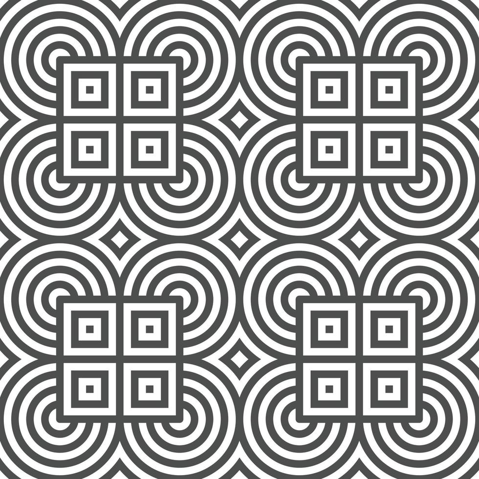 Abstract seamless geometric shape lines pattern vector