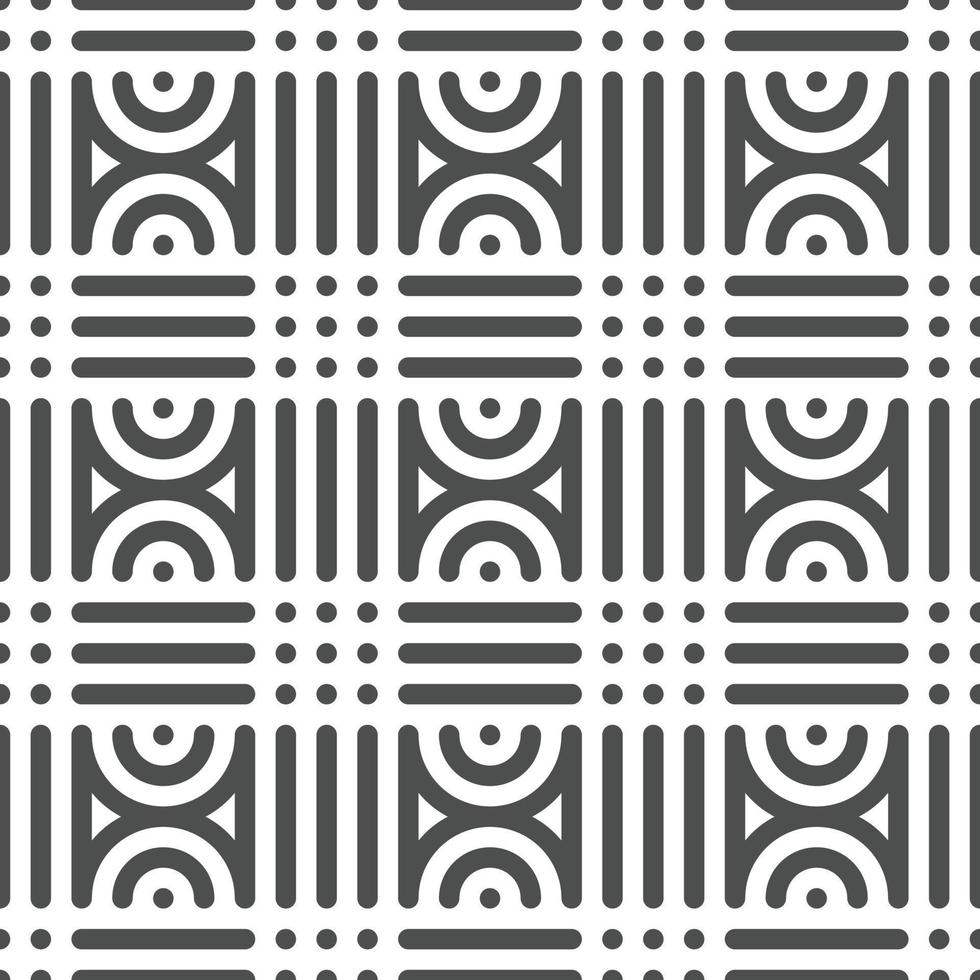 Abstract seamless geometric shape lines pattern vector