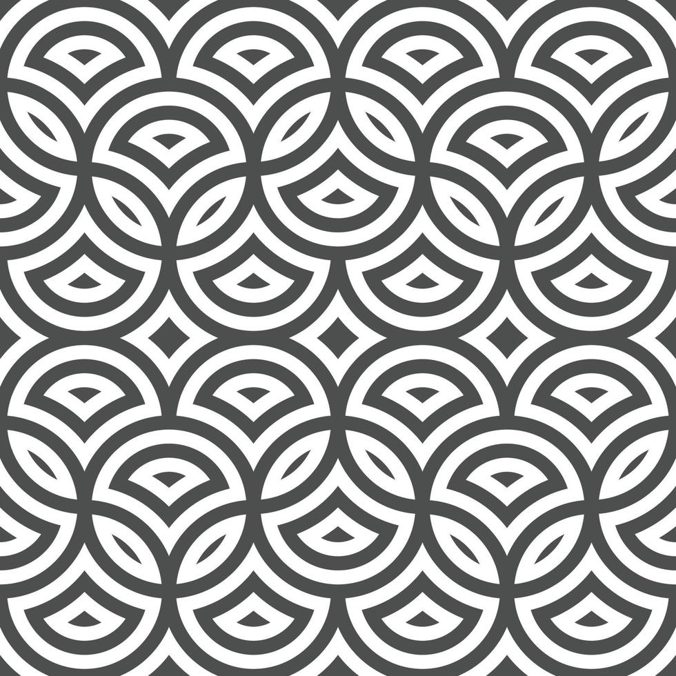 Abstract seamless geometric shape lines pattern vector