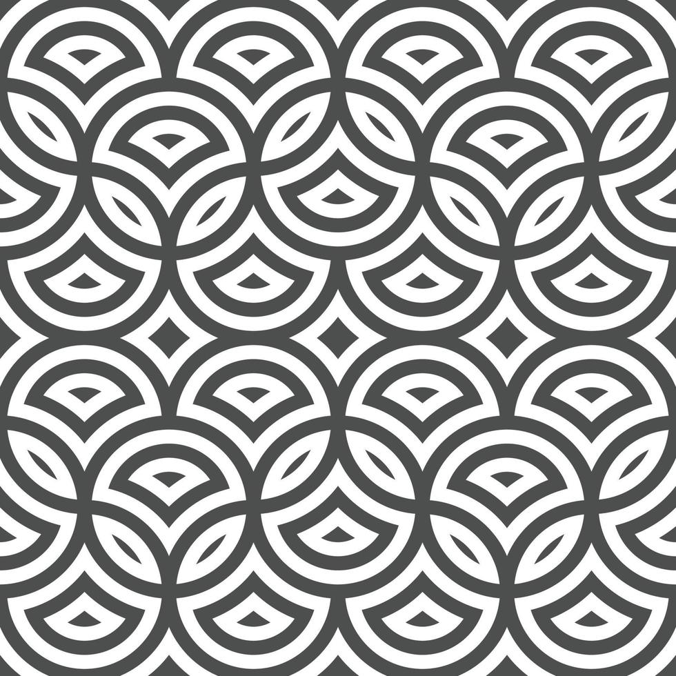 Abstract seamless geometric shape lines pattern vector