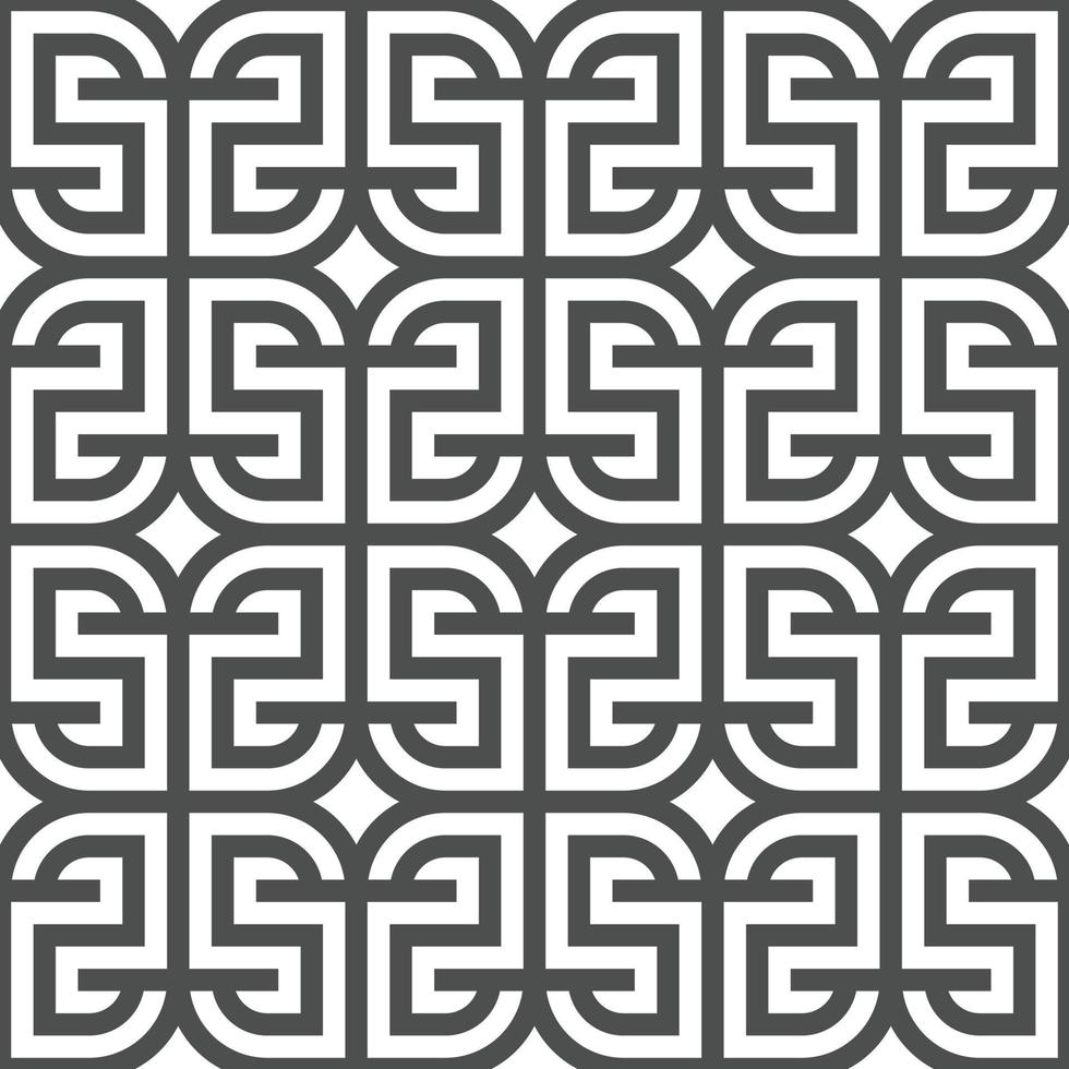 Abstract seamless geometric shape lines pattern vector