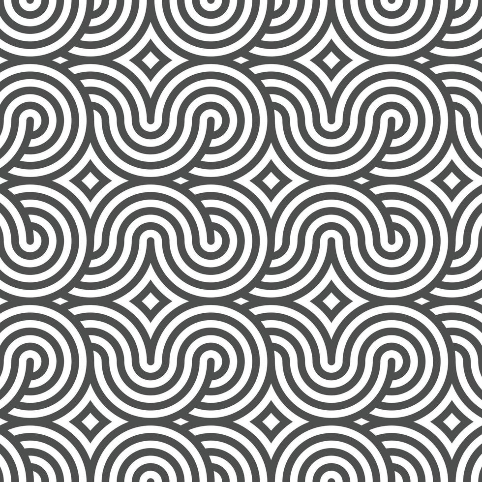 Abstract seamless geometric shape lines pattern vector