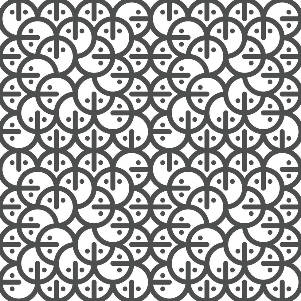 Abstract seamless geometric shape lines pattern vector