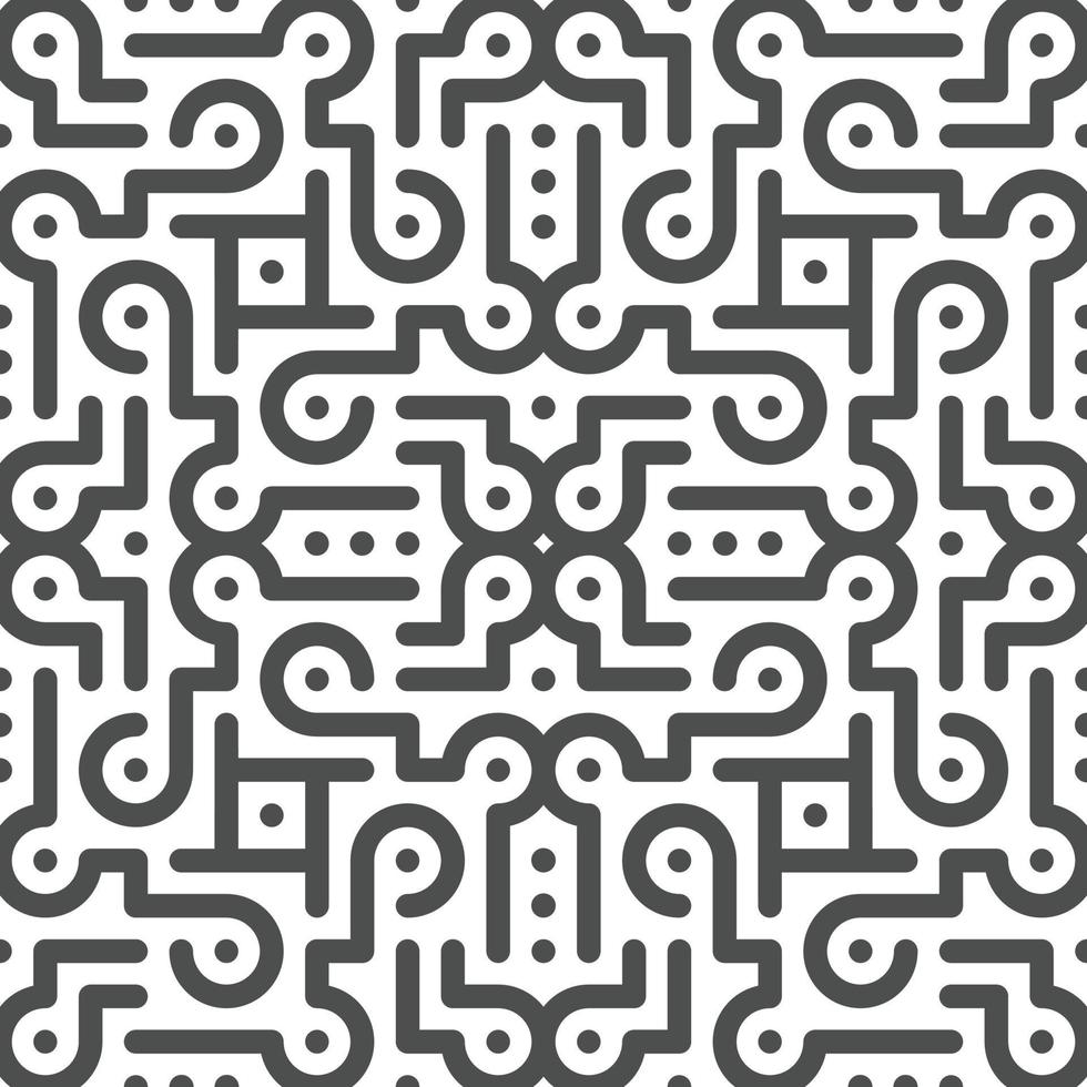 Abstract seamless geometric shape lines pattern vector