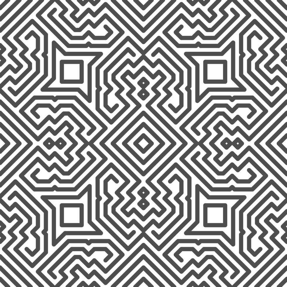 Abstract seamless geometric shape lines pattern vector