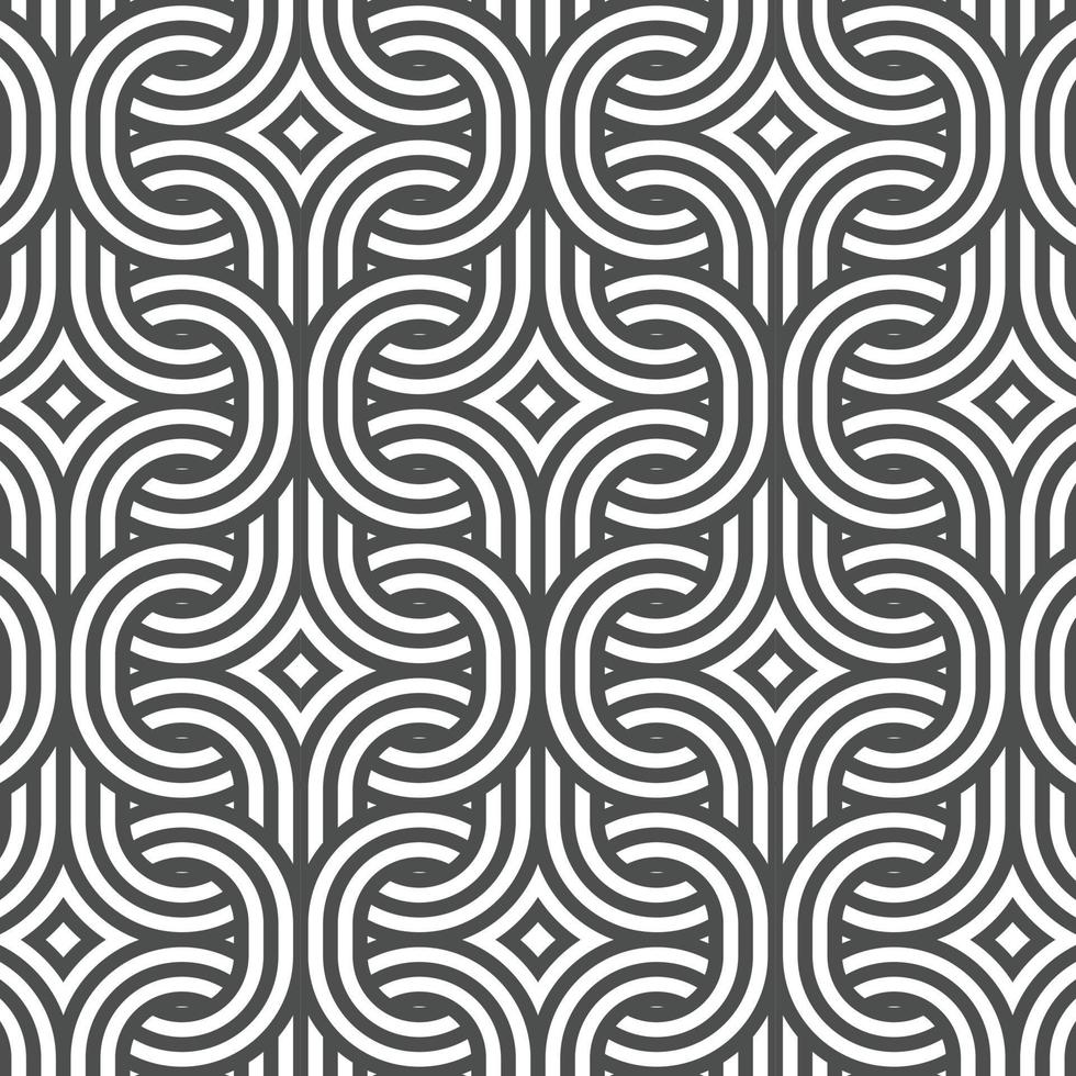 Abstract seamless geometric shape lines pattern vector