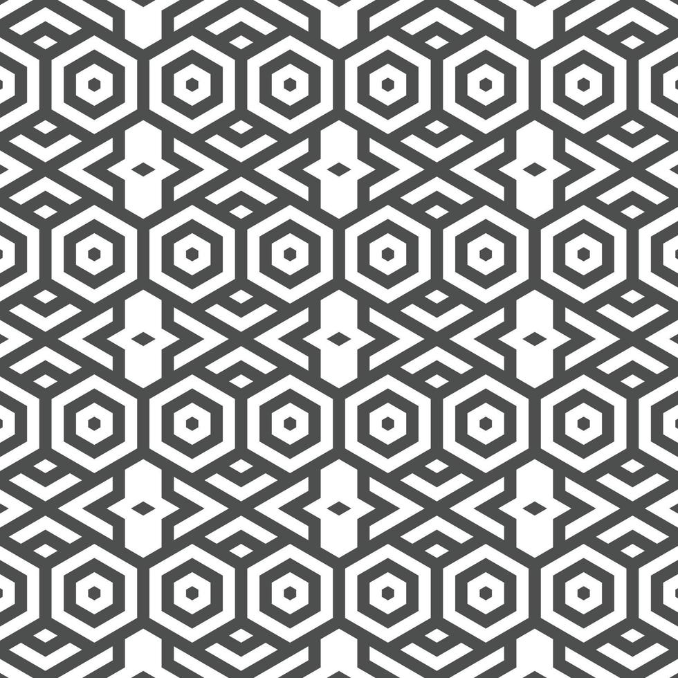 Abstract seamless geometric shape lines pattern vector