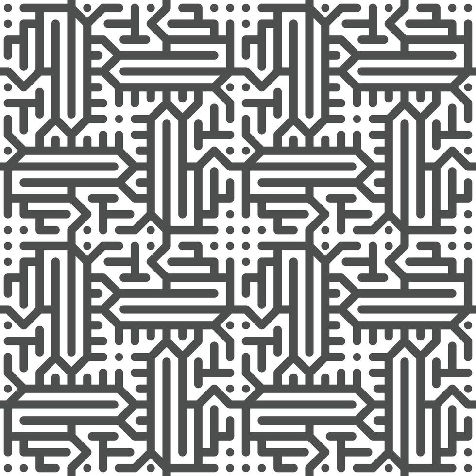 Abstract seamless geometric shape lines pattern vector