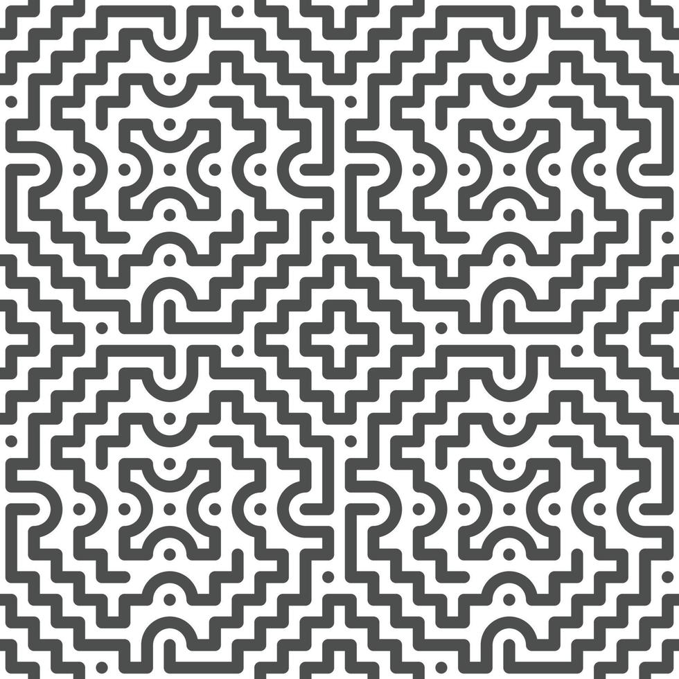Abstract seamless geometric shape lines pattern vector