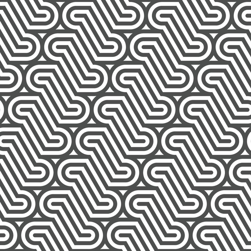 Abstract seamless geometric shape lines pattern vector