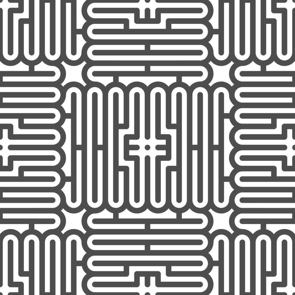 Abstract seamless geometric shape lines pattern vector