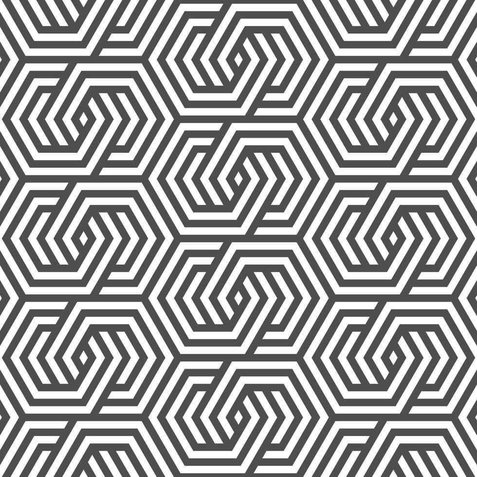 Abstract seamless geometric shape lines pattern vector