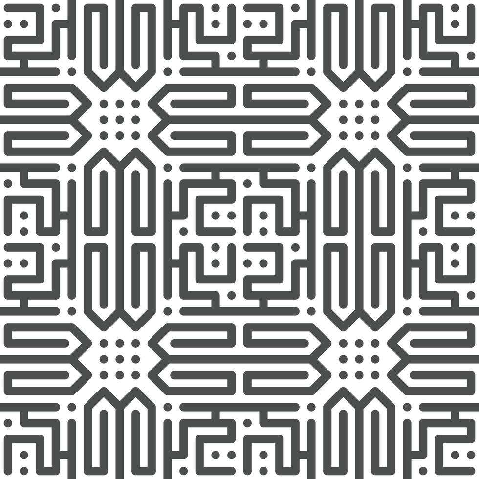 Abstract seamless geometric shape lines pattern vector