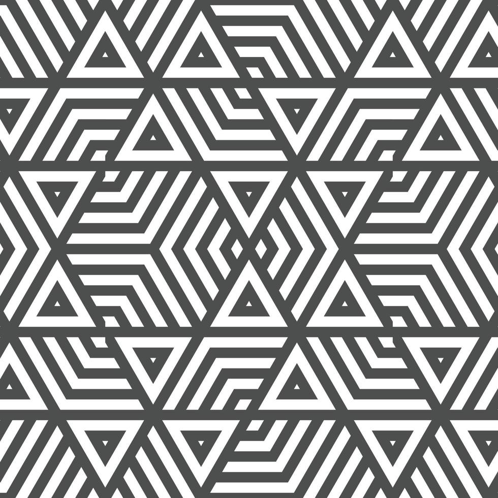 Abstract seamless geometric shape lines pattern vector
