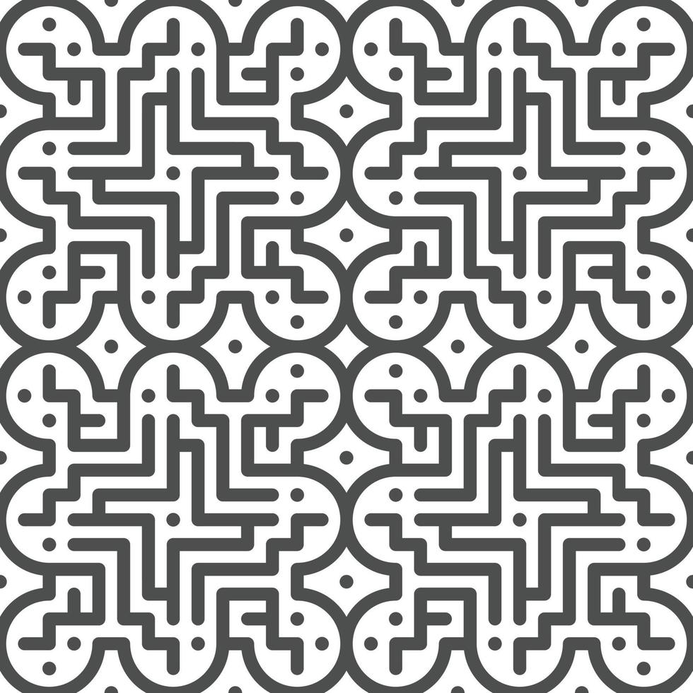 Abstract seamless geometric shape lines pattern vector