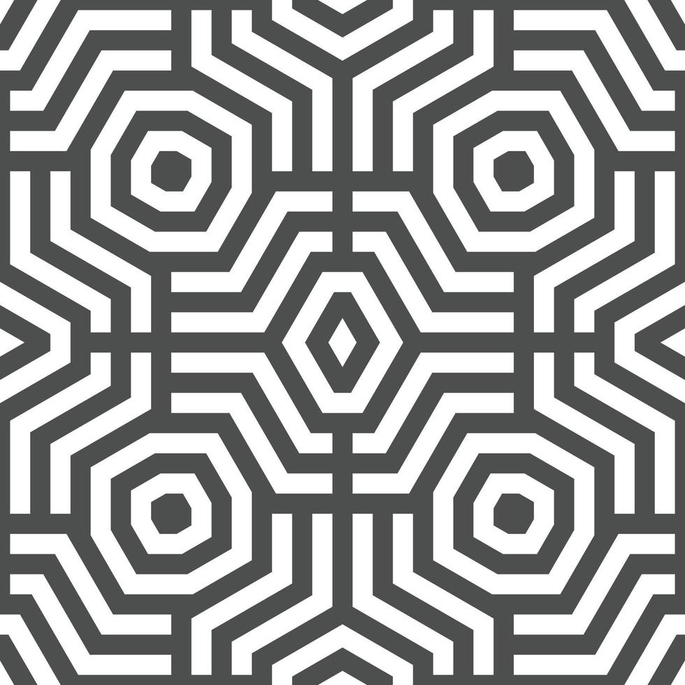 Abstract seamless geometric shape lines pattern vector