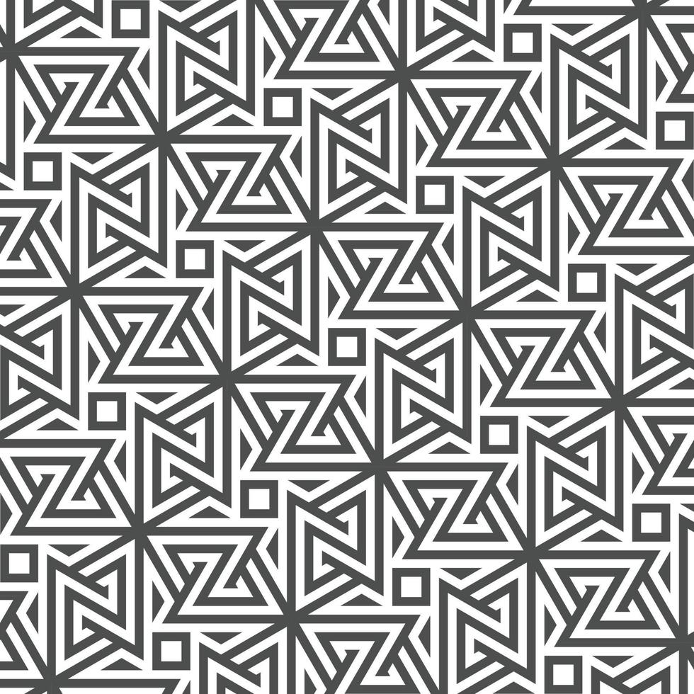 Abstract seamless geometric shape lines pattern vector