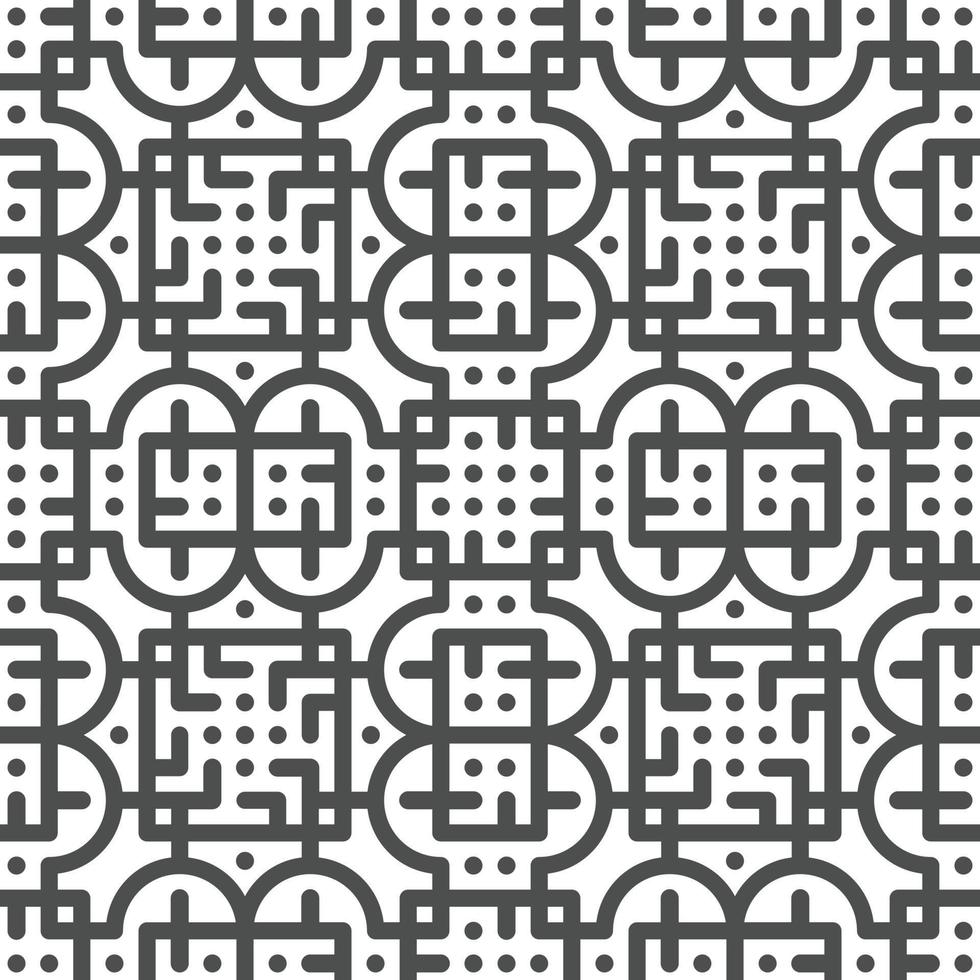 Abstract seamless geometric shape lines pattern vector
