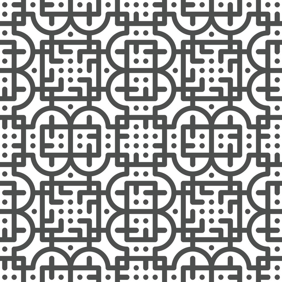 Abstract seamless geometric shape lines pattern vector