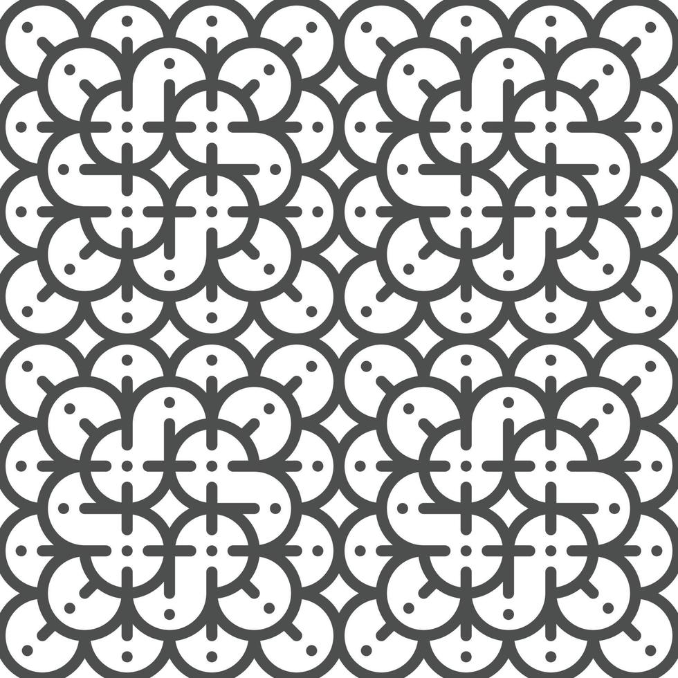 Abstract seamless geometric shape lines pattern vector