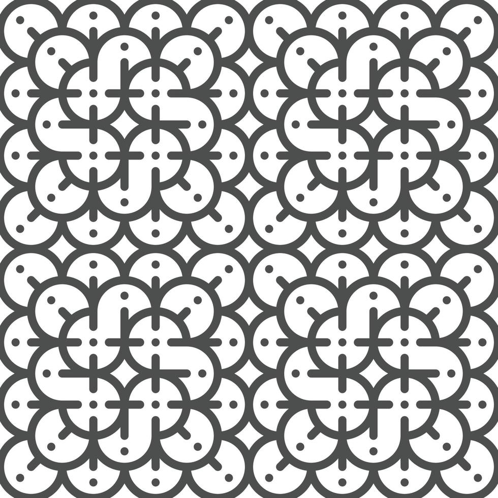 Abstract seamless geometric shape lines pattern vector