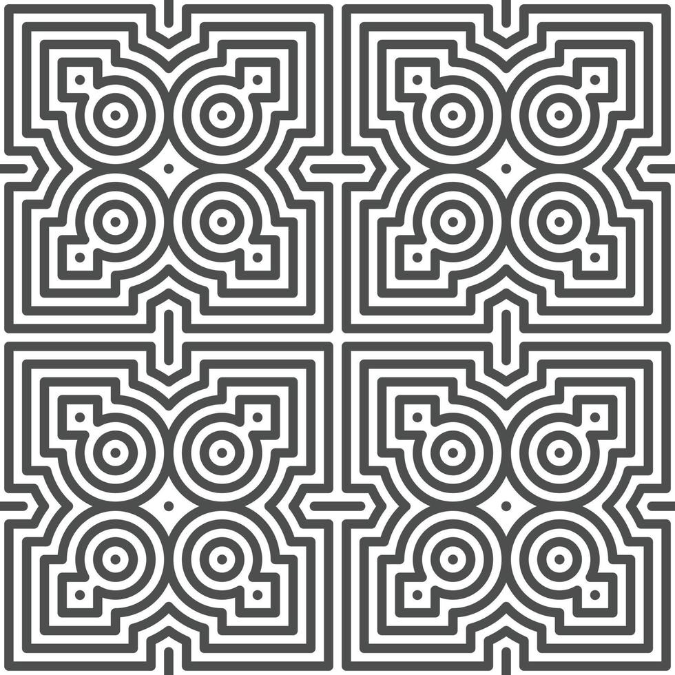 Abstract seamless geometric shape lines pattern vector