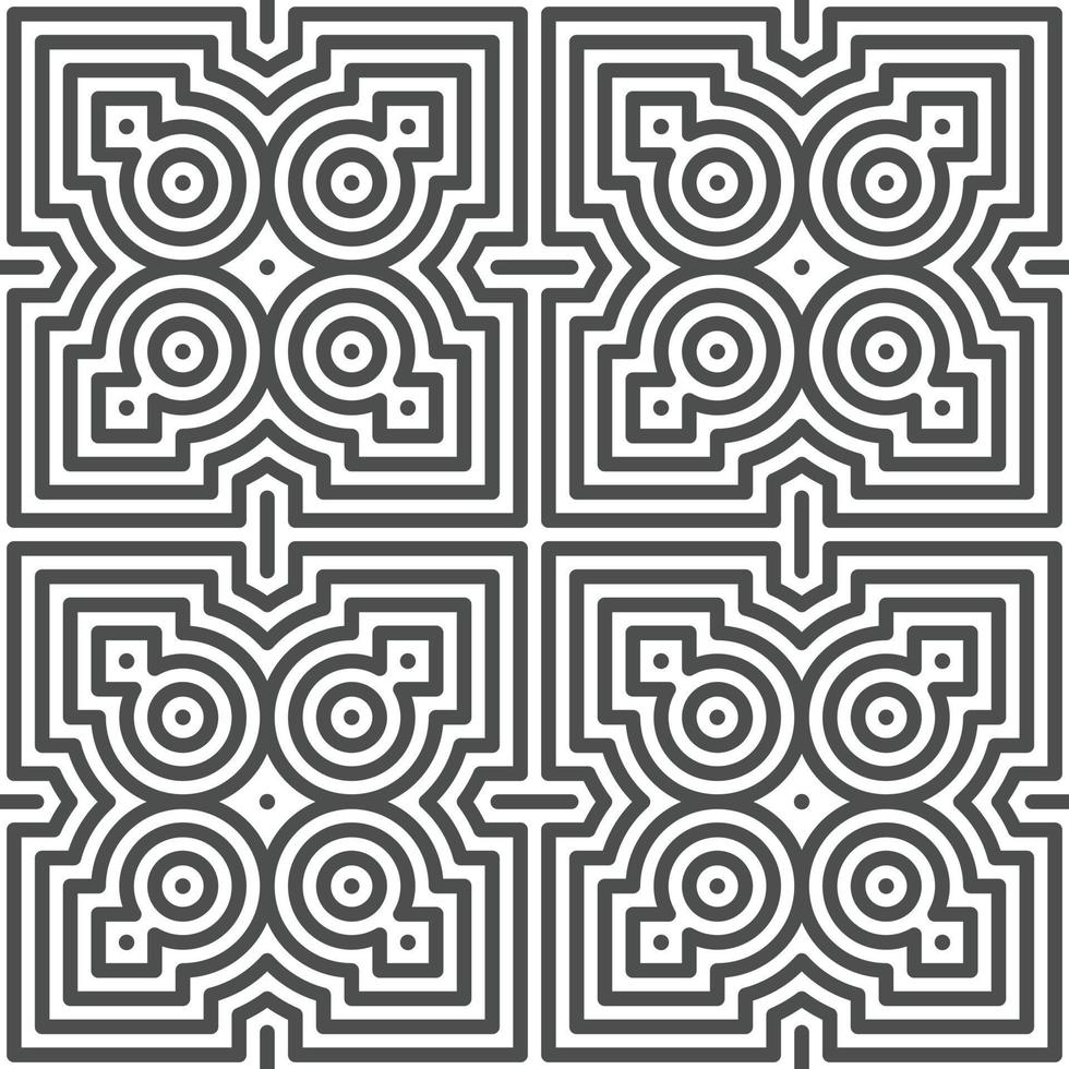 Abstract seamless geometric shape lines pattern vector