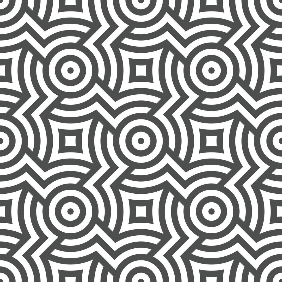 Abstract seamless geometric shape lines pattern vector