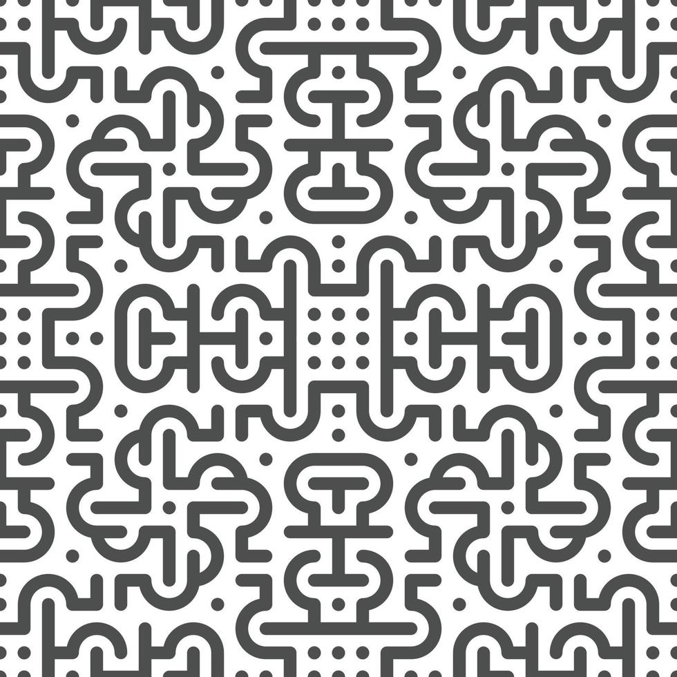 Abstract seamless geometric shape lines pattern vector