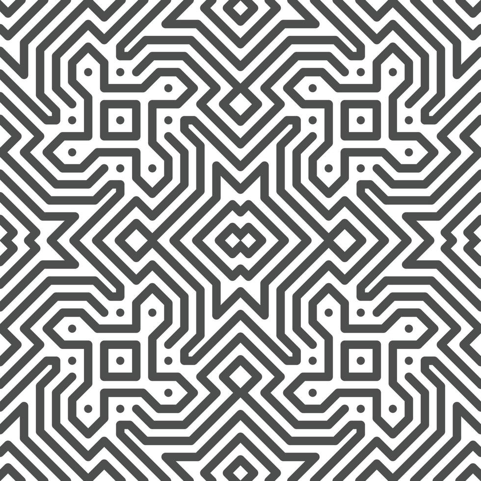 Abstract seamless geometric shape lines pattern vector