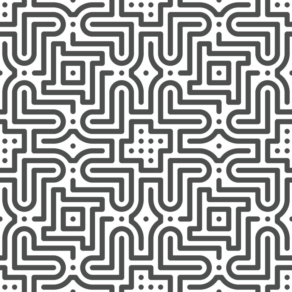 Abstract seamless geometric shape lines pattern vector
